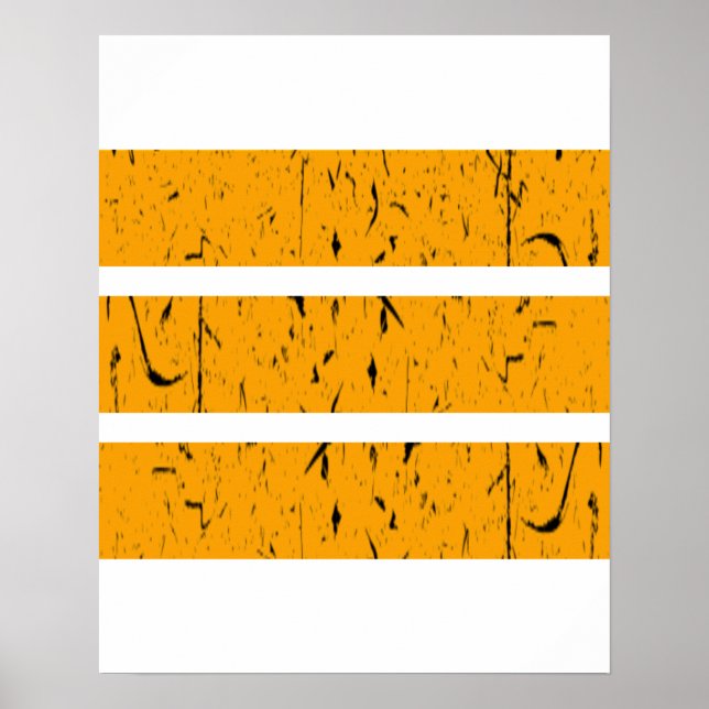 Cool 3 Line Symbol | Uniformity & Harmony Colorful Poster (Front)