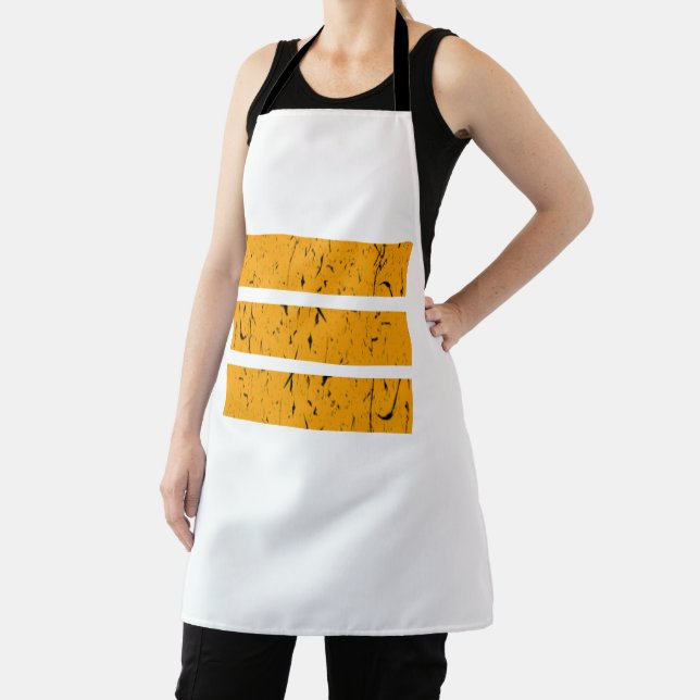 Cool 3 Line Symbol | Uniformity & Harmony Colourfu Apron (Insitu)