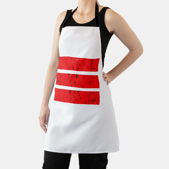 Cool 3 Line Symbol | Uniformity & Harmony Colourfu Apron (Insitu)