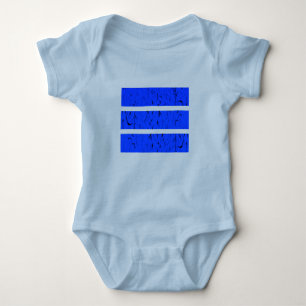 Cool 3 Line Symbol Uniformity & Harmony Colourfu Baby Bodysuit
