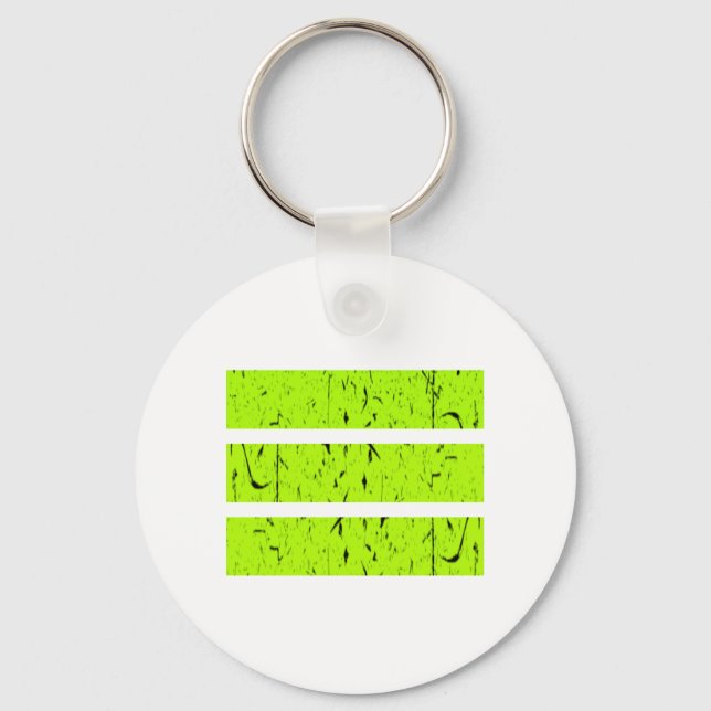 Cool 3 Line Symbol | Uniformity & Harmony Colourfu Keychain (Front)