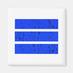 Cool 3 Line Symbol Uniformity & Harmony Colourfu Magnet