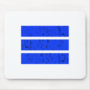 Cool 3 Line Symbol Uniformity & Harmony Colourfu Mouse Pad