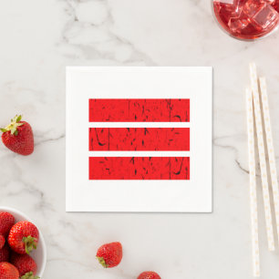 Cool 3 Line Symbol Uniformity & Harmony Colourfu Napkin