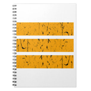 Cool 3 Line Symbol Uniformity & Harmony Colourfu Notebook