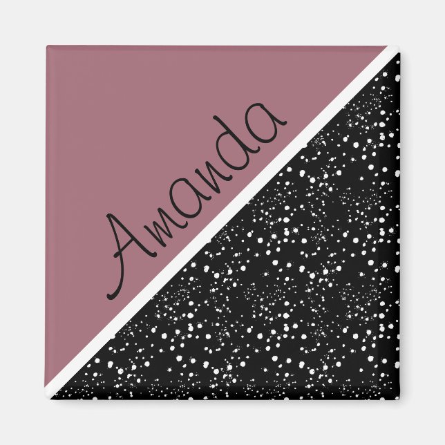 Cool 3 tone design magnet (Front)