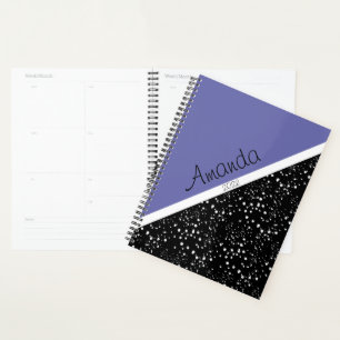 Cool 3 tone design personalized, custom year planner