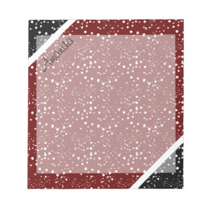 Cool 3 tone design personalized notepad