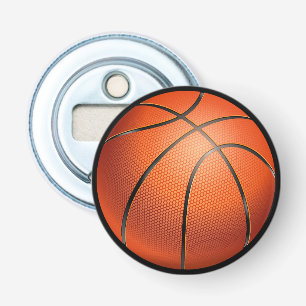 Cool 3D Basketball Sports Fan Pin for Players Bottle Opener