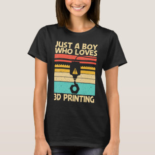Cool 3d Print For Boys Men 3d Printer Printing T-Shirt
