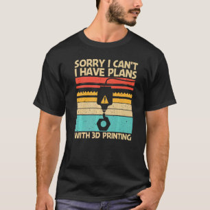 Cool 3D Print For Men Women 3D Printer Printing T-Shirt