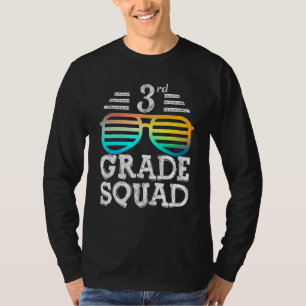 Cool 3rd Grade Squad Team Back To School Graduatio T-Shirt