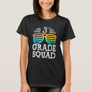 Cool 3rd Grade Squad Team Back To School Graduatio T-Shirt
