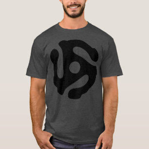 Cool 45 RPM Adapter Spider Record DJ Turntable T-Shirt