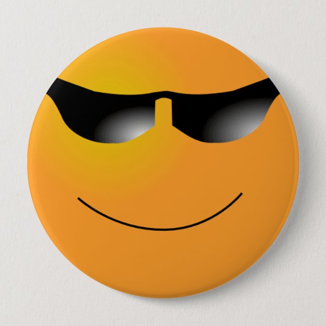 Cool 4 Inch Round Button (Front)