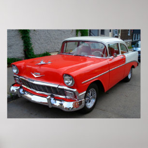 Cool 56 Chevy Poster
