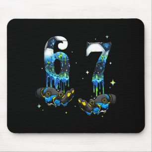 Cool 67 Six Seven Meme Soccer Football Drip Boys K Mouse Pad