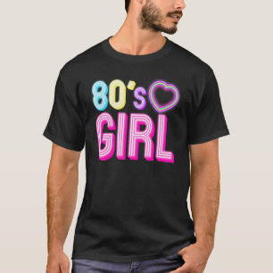 Cool 80s Girl For Women Mom 1980's Birthday Retro  T-Shirt
