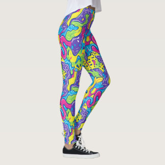 Cool 90's tiled pattern leggings