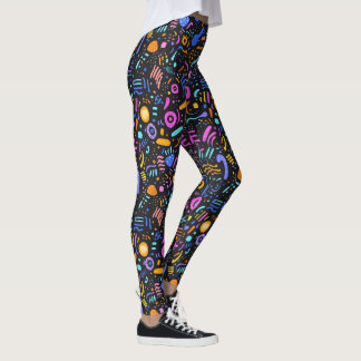 Cool 90's tiled pattern leggings