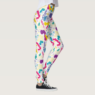 Cool 90's tiled pattern leggings