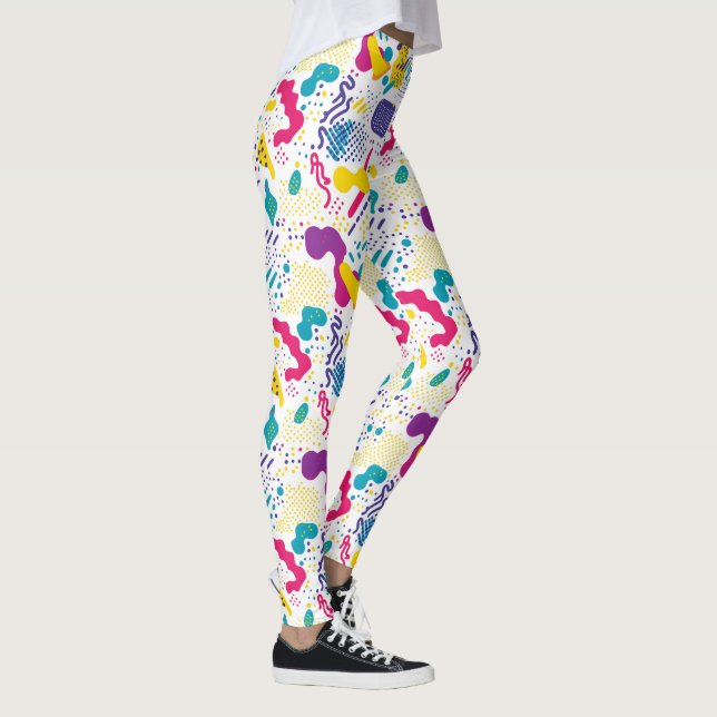 Cool 90's tiled pattern  leggings (Right)