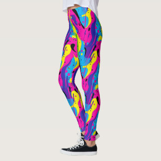 Cool 90's tiled pattern leggings