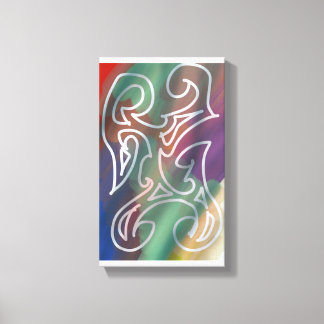 Cool abstract art canvas print