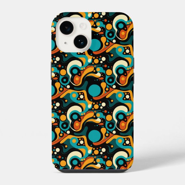 Cool Abstract Funk Pattern  iPhone Case (Back)