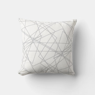 cool abstract lines geometric design modern throw pillow