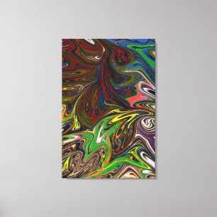 Cool abstract pattern canvas print