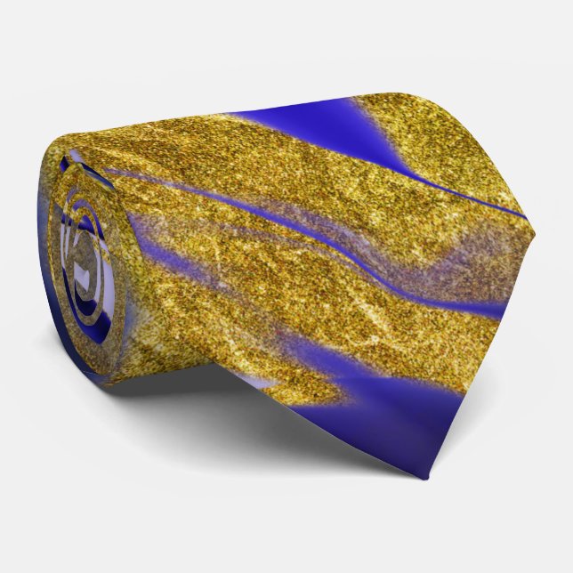 Cool Abstract pattern colors neck tie  (Rolled)