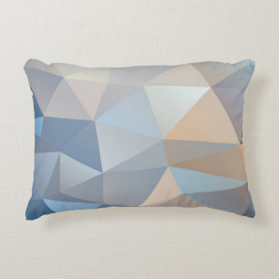 Cool Abstract Triangle Pattern Accent Pillow