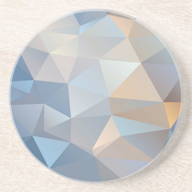 Cool Abstract Triangle Pattern Coaster (Front)