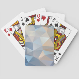 Cool Abstract Triangle Pattern Playing Cards