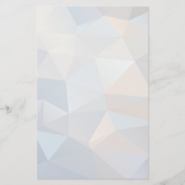 Cool Abstract Triangle Pattern Stationery (Front)