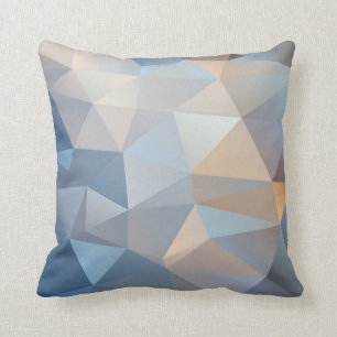 Cool Abstract Triangle Pattern Throw Pillow