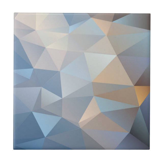Cool Abstract Triangle Pattern Tile (Front)