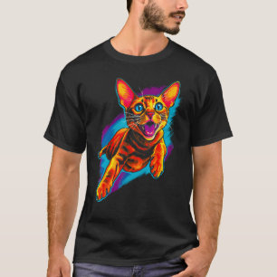 Cool Abyssinian Cat T-Shirt