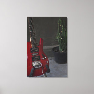 Cool Acoustic Guitar Canvas Print