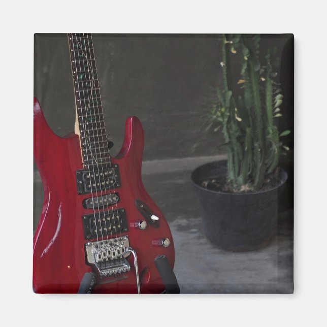 Cool Acoustic Guitar Magnet (Front)