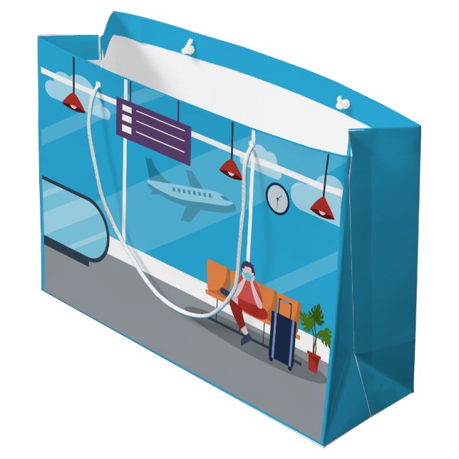 cool aéroport voyage partie Grand sac cadeau (Dos Angle)