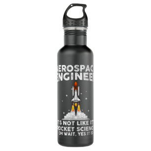 Cool Aerospace Engineer For Men Women Rocket Scien 710 Ml Water Bottle