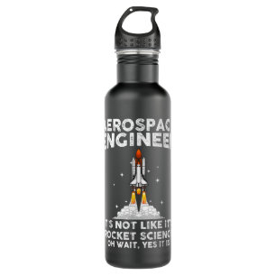 Cool Aerospace Engineer For Men Women Rocket Scien 710 Ml Water Bottle