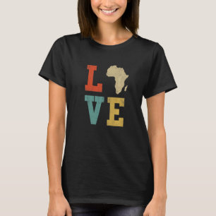 Cool Africa Map For Men Women Traditional Africa K T-Shirt