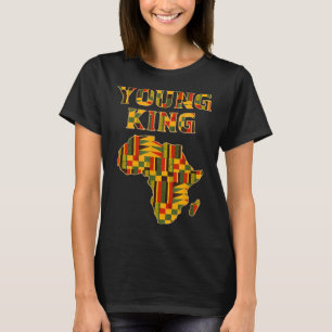 Cool African Kente Men Boys Kids African American  T-Shirt