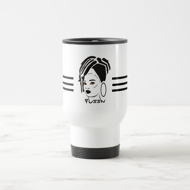Cool African Queen Travel Mug (Center)