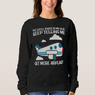 Cool Airplane For Men Women Aviation Plane Sweatshirt