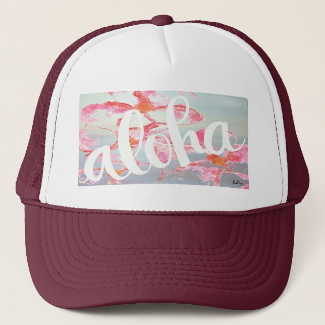 Cool Aloha Trucker Hat (Front)