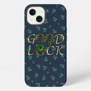 Cool, Amazing Blue Clover, Good Lock iPhone 13 Case